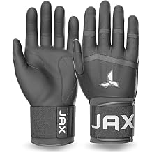 JAX Batting Gloves | Full Wrap Support Batting Glove | Baseball & Softball | Optional Web-Tech | Multiple Colors
