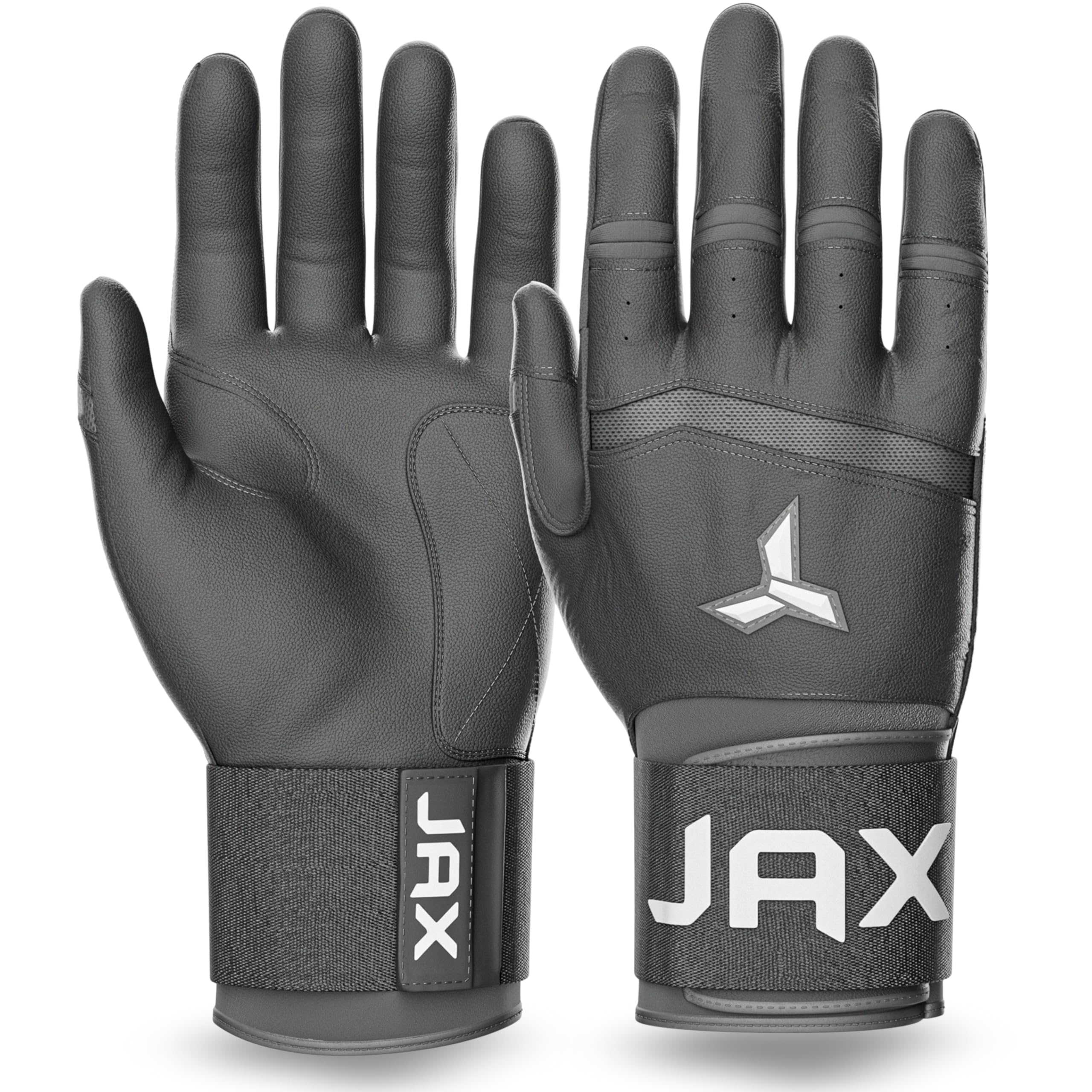 JAX Batting Gloves | Full Wrap Support Batting Glove | Baseball & Softball | Optional Web-Tech | Multiple Colors