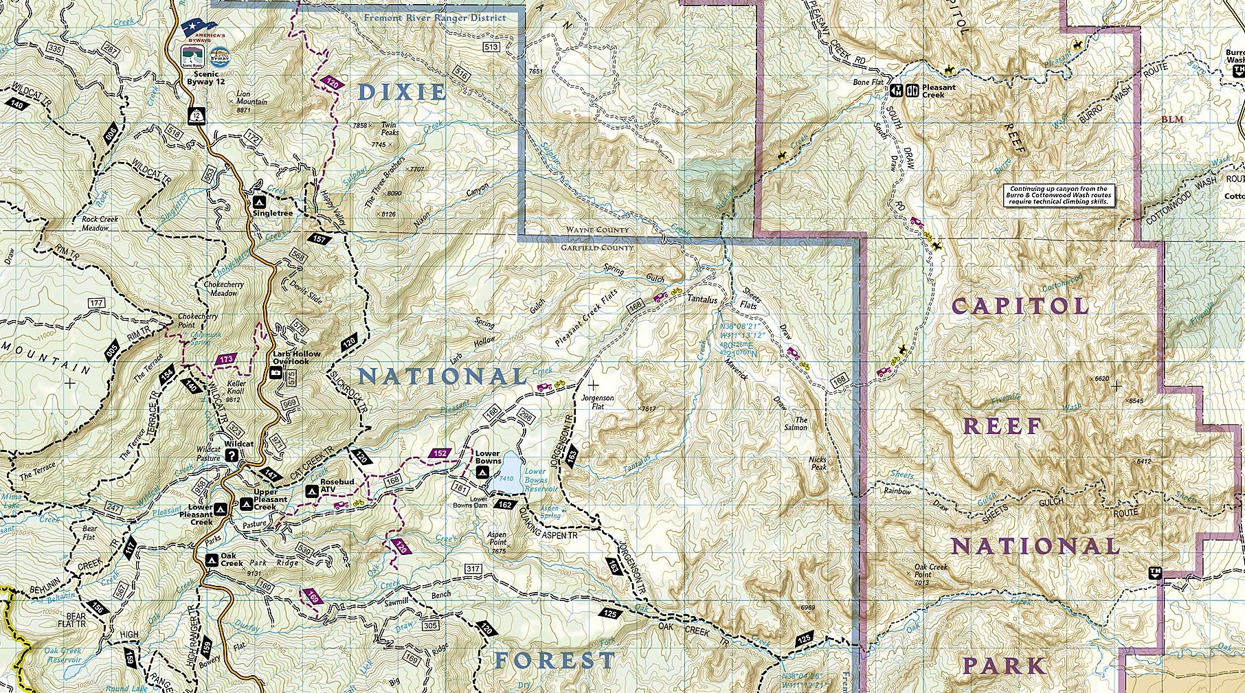 Utah National Parks (Map Pack): Trails Illustrated Maps (National Geographic Trails Illustrated Topographic Map)