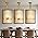 Brass Ceiling Spotlight, Hardwired LED Ceiling Spot Lights, Flush Mounted Directional Ceiling Light, Indoor Spotlight Fixtures, Adjustable Monopoint Spot Lights for Living Room Dining Room