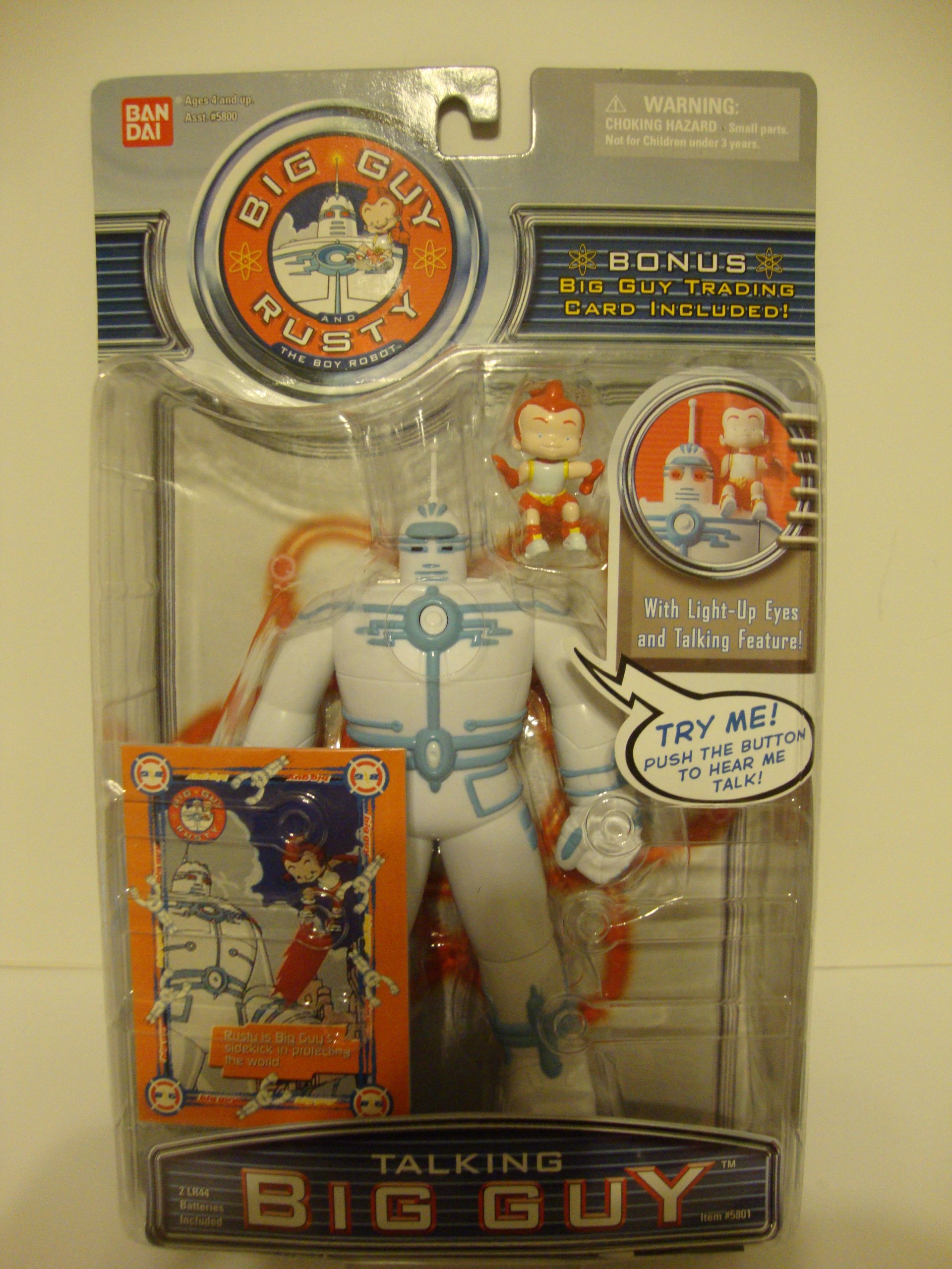 Amazon.com: Talking BIG GUY with Light up Eyes and Rusty : Toys