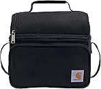 Carhartt Camping Cooler, Worksite Lunchbox, Soft Shell Lunch Bag for Construction Sites, Work and Everyday Use, Black