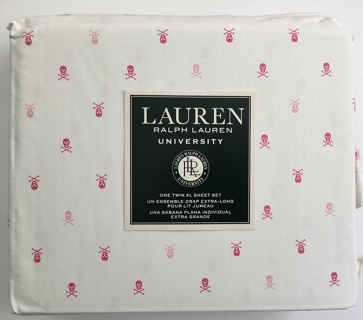 Lauren by Ralph Lauren University Bedding 3 Piece Cotton XL TWIN Sheet Set Dark and