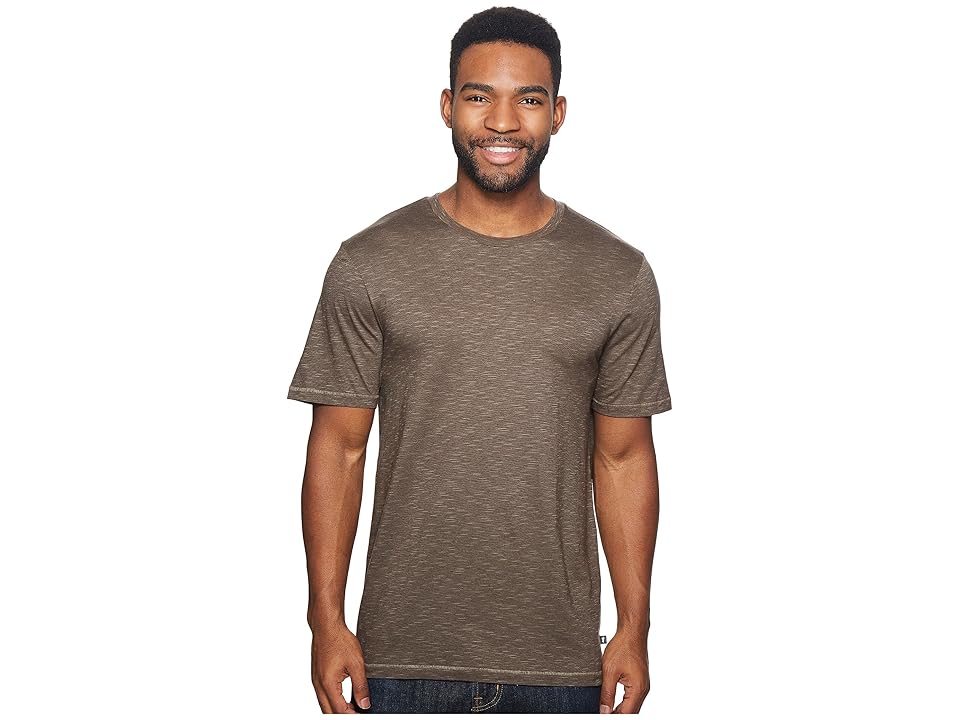 

Toad&Co Tempo Short Sleeve Slim Crew (Jeep) Men's Clothing, Tan