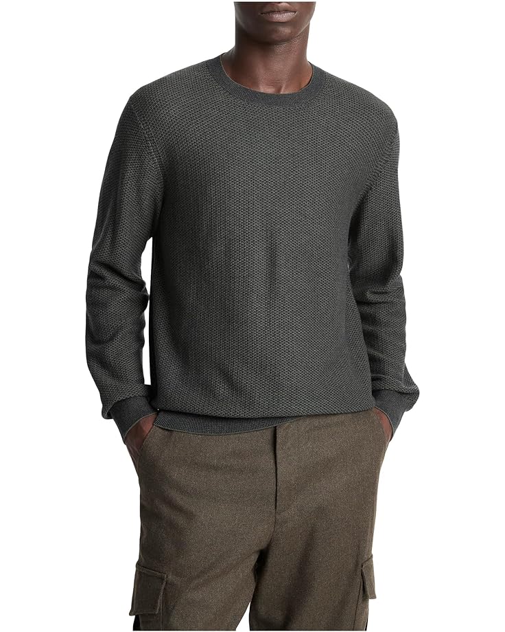 Vince Geo Jacquard Long Sleeve Crew - Main View