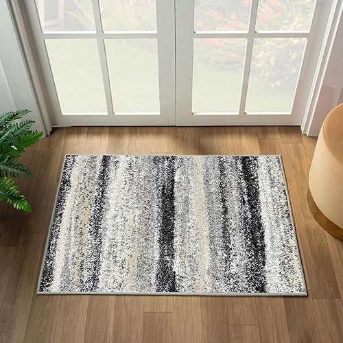 Miniatura 99 de LUXE WEAVERS Alfombra moderna resistente a las manchas, color marrón, tamaño 8x10