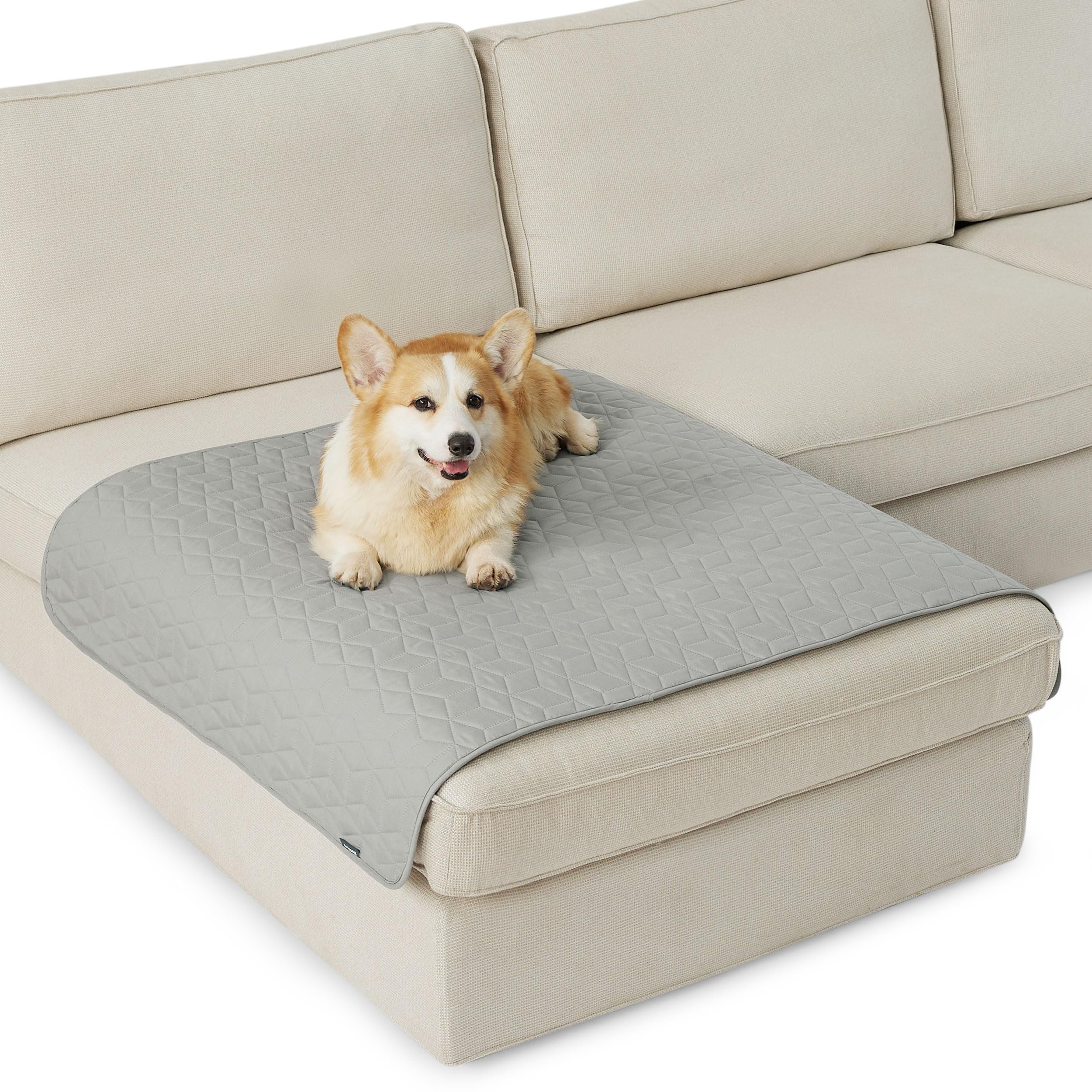 Wasserdichte Hundedecke 76x178 Cm – Sofa-Schutz Für Große Hunde & Katzen, Waschbar, Grau