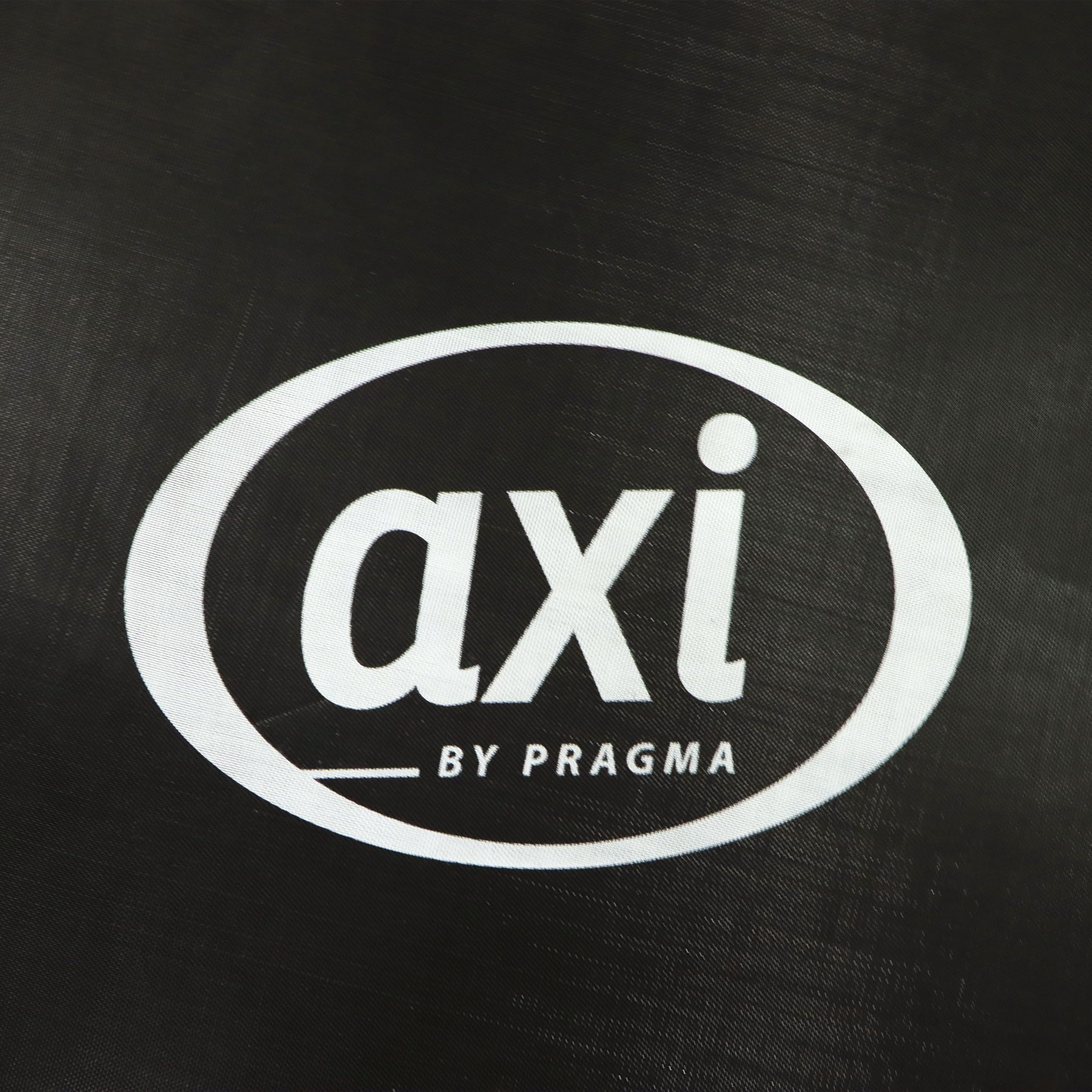 AXI Houston Trampolin rund mit Netz, Inklusive Leiter - Schwarz | Onground Trampolin für Kinder mit Schutzrand | Für den Garten/Outdoor.