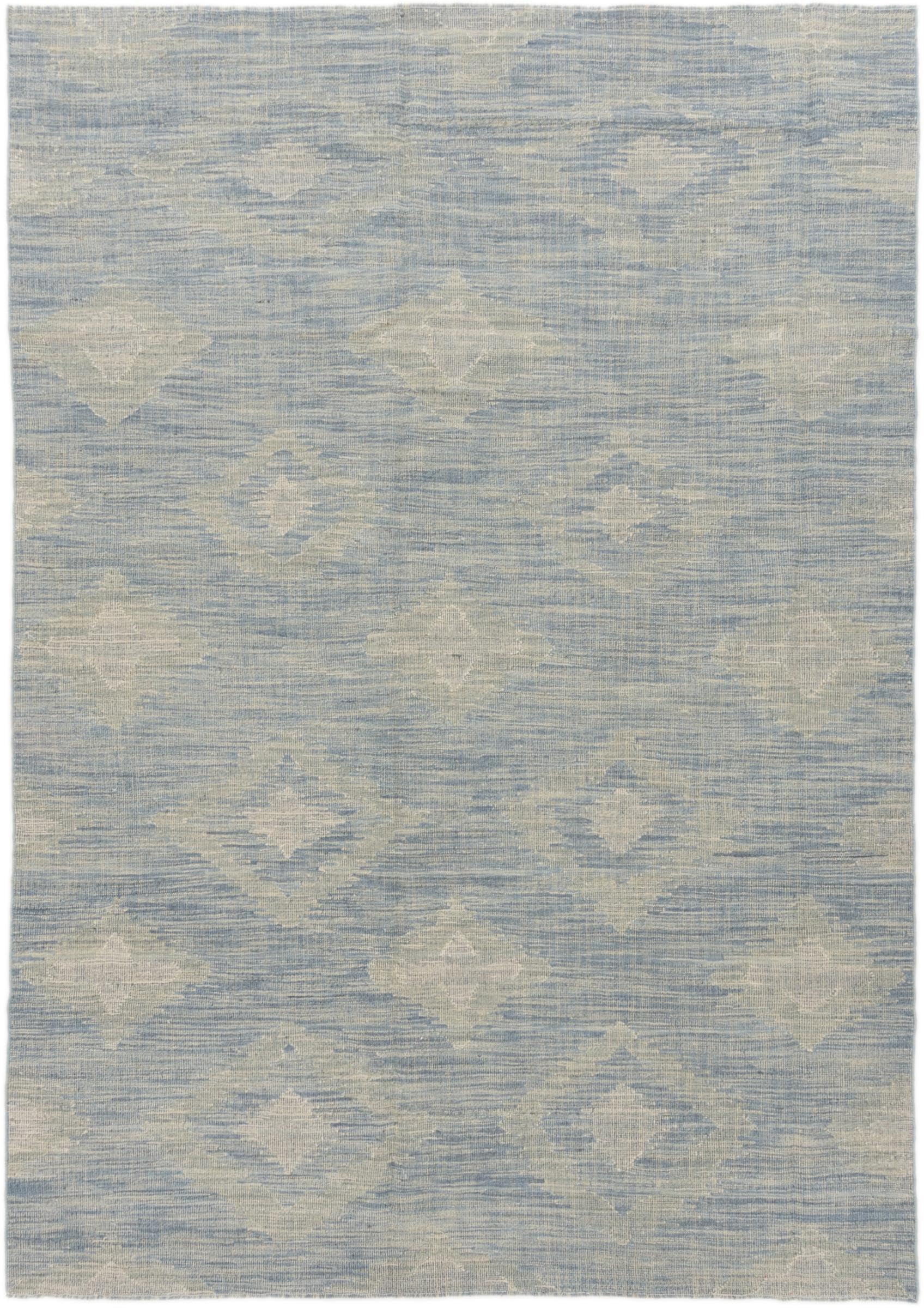 Kilim Afghan Edition 207x296 Tessuto a mano Moderno Tappeto orientale Tappeto di design Tappeto In lana