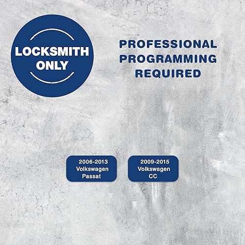 Miniatura 3 de KeylessOption Llavero inteligente de entrada sin llave para Volkswagen CC 2009-2015 2006-2013 VW Passat NBG009066T (paquete de 2)