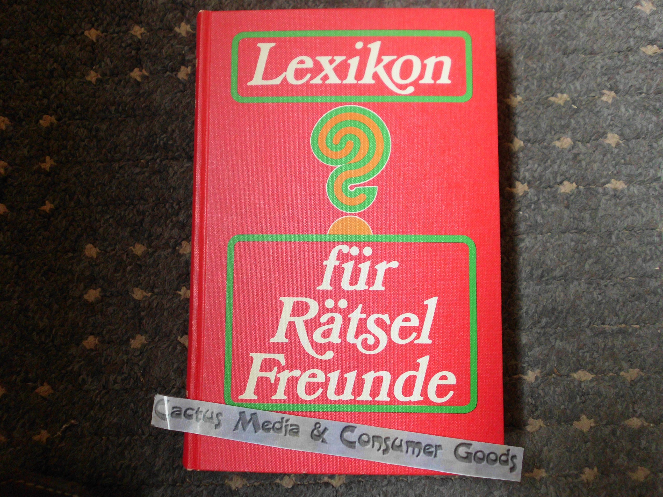 Lexikon für Rätselfreunde