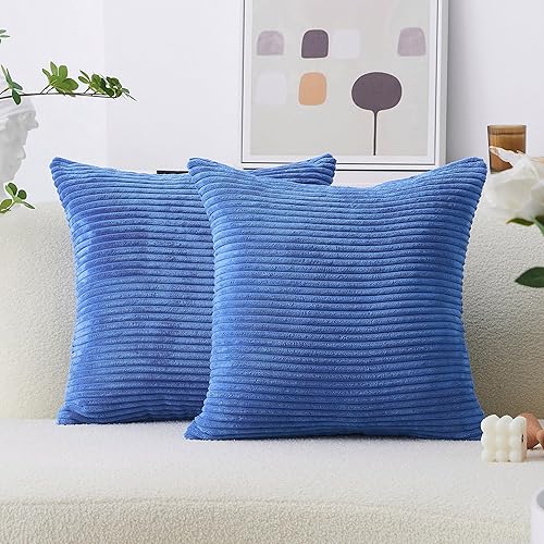 Miniatura 18 de Home Brilliant Fundas de Almohada Decorativas Blancas de 16x16, Juego de 2, Fundas de Almohada Decorativas de Acento, Funda de Almohada para Blanco