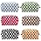 PAZIMIIK Checkered Makeup Bag for Purse Portable Zipper Make Up Pouch Small Cosmetic Case for Travel Accessories (6PCS Colorful)