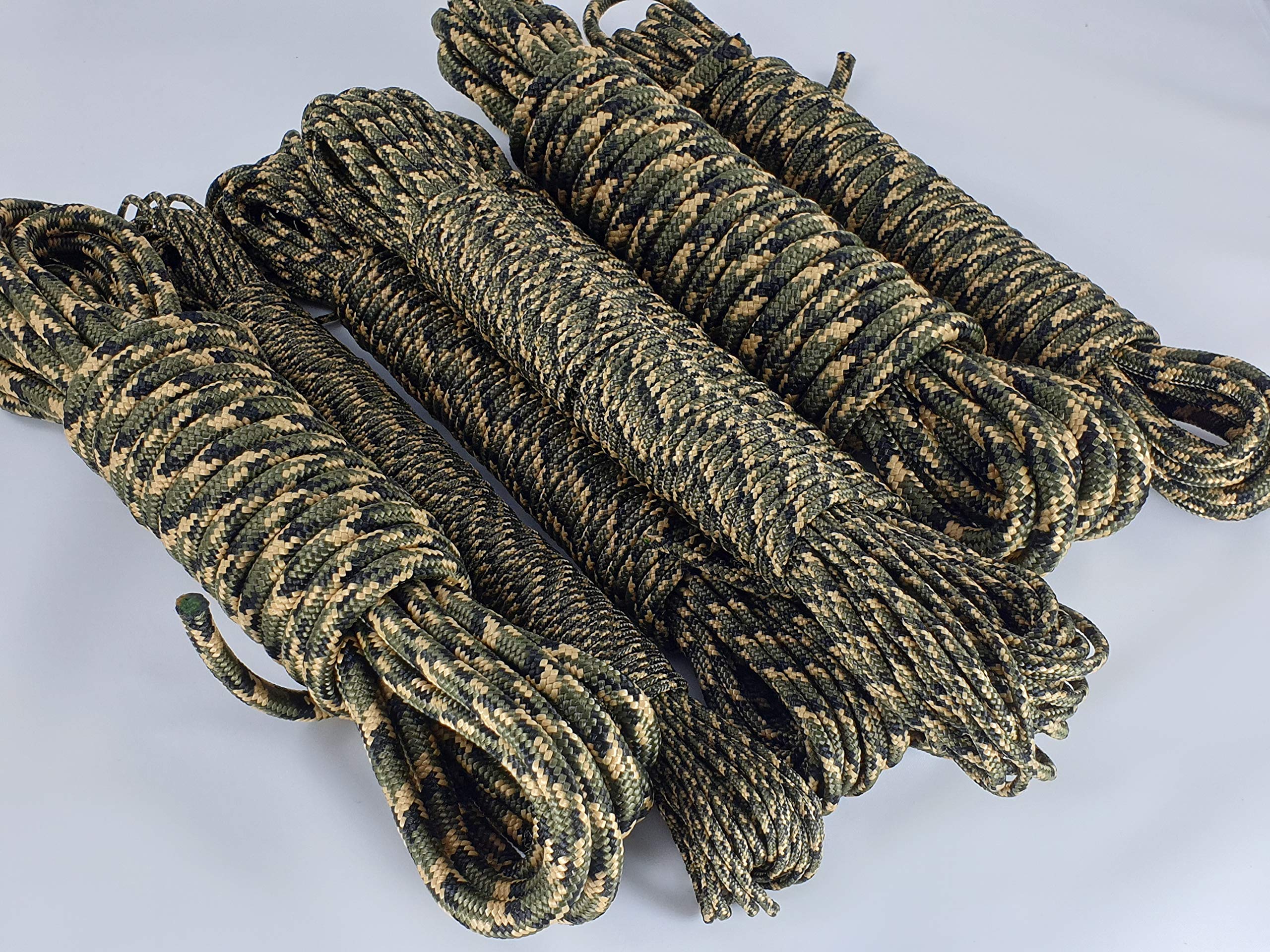 Moro Camouflage Seil Grün Polypropylenseil 40m - 3mm 4mm 5mm 6mm 8mm 10mm 12mm (0,22€/m - 1,12€/m)