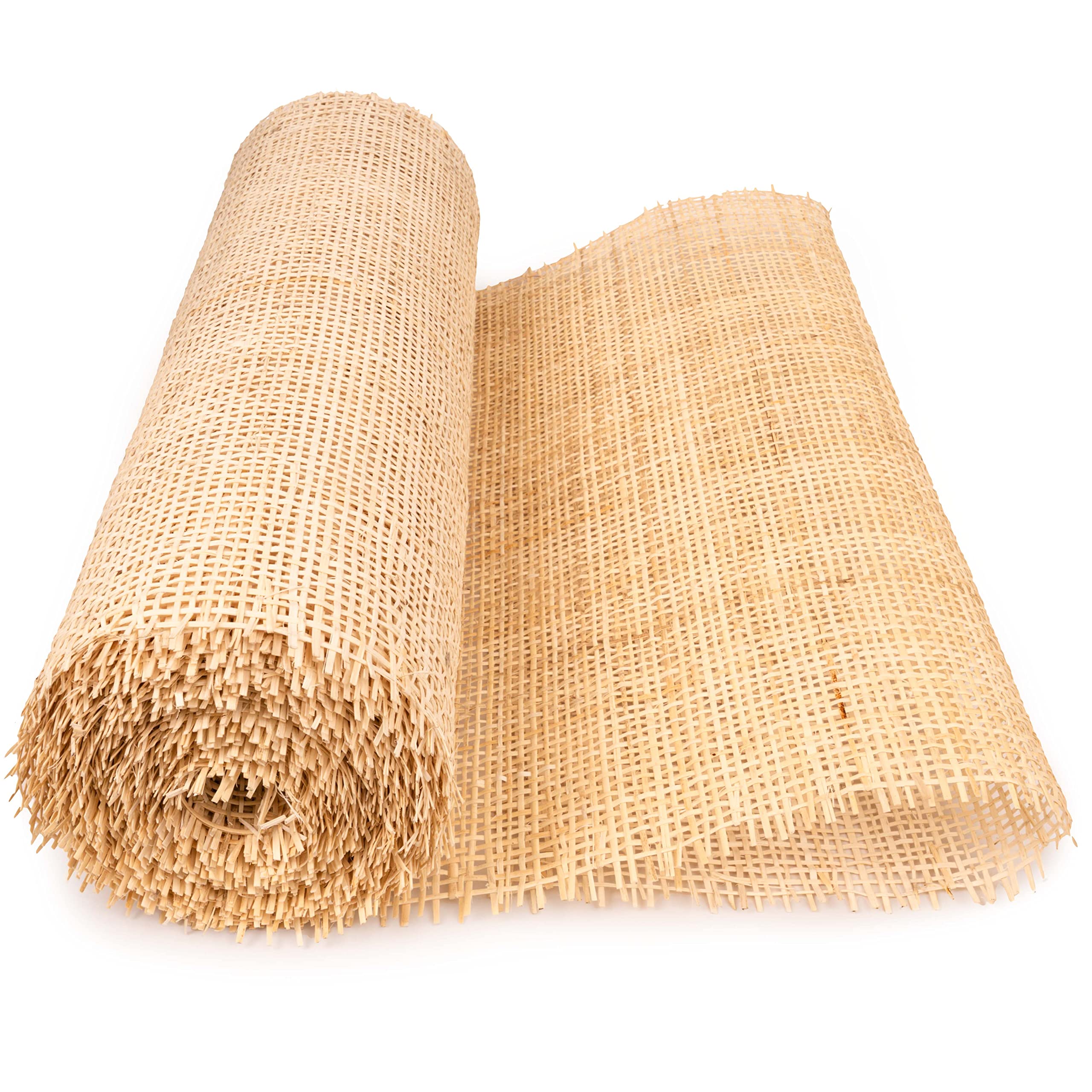 Buy 18" Width Square Rattan Rattan Cane bing Roll 20 Feet for Caning