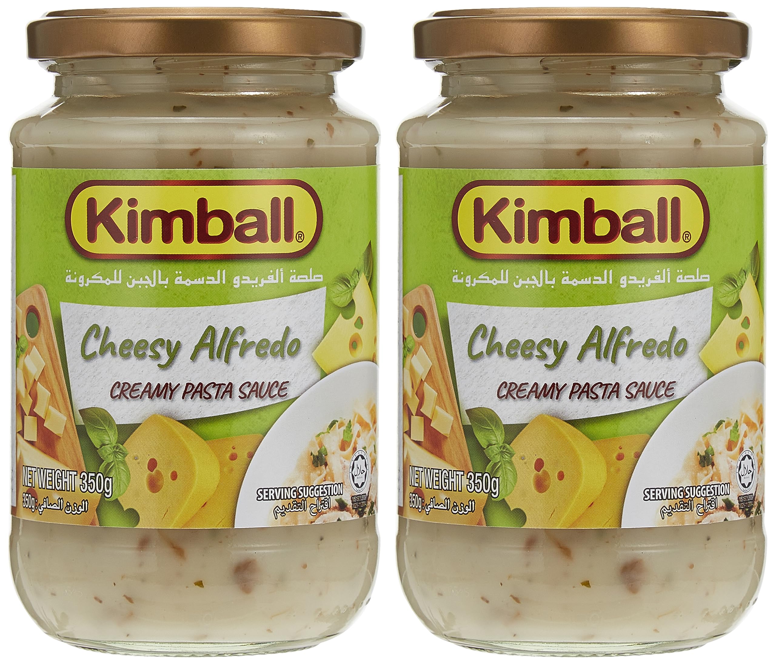 Cheesy Alfredo Creamy Pasta Sauce 350 g, 2 Pack, Multicolor