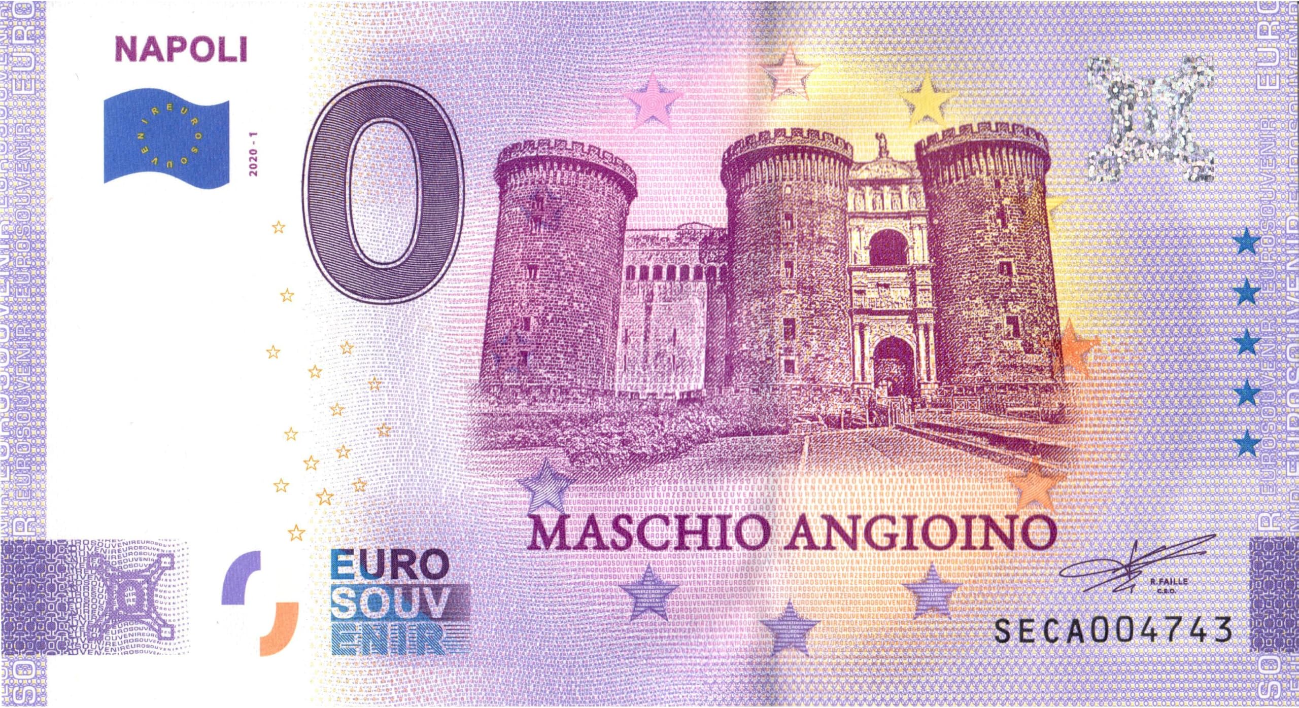 0€ Zero Euro Souvenir Banconota Ufficiale Italia 2019 - Assisi - Foto 6