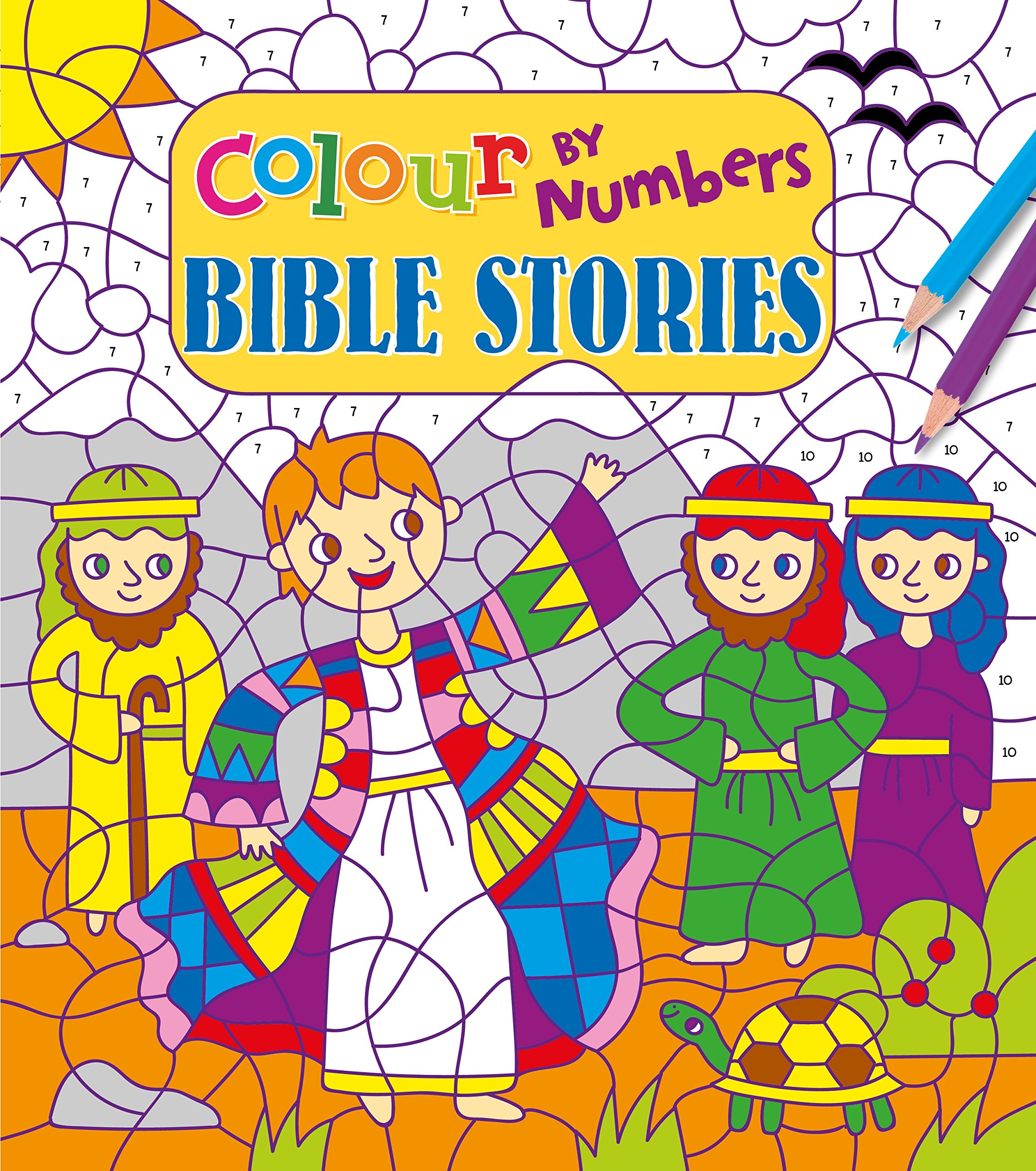 Colour by Numbers: Bible Stories 9781784289805 - Free Tracked Delivery