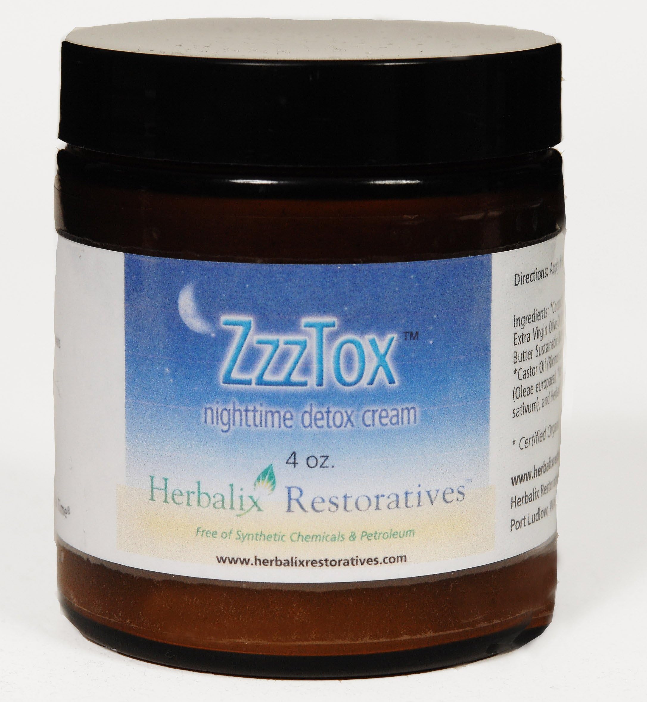 ZzzTox Nighttime Detox Cream 4 oz