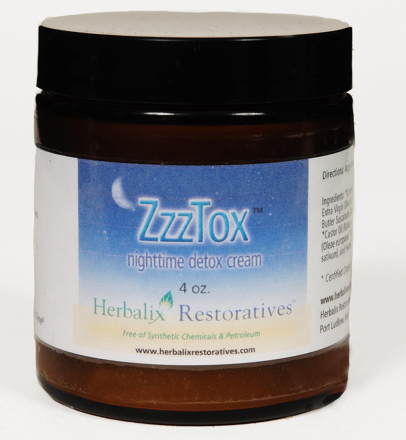 Herbalix Restoratives ZzzTox Nighttime Detox Cream 4 oz