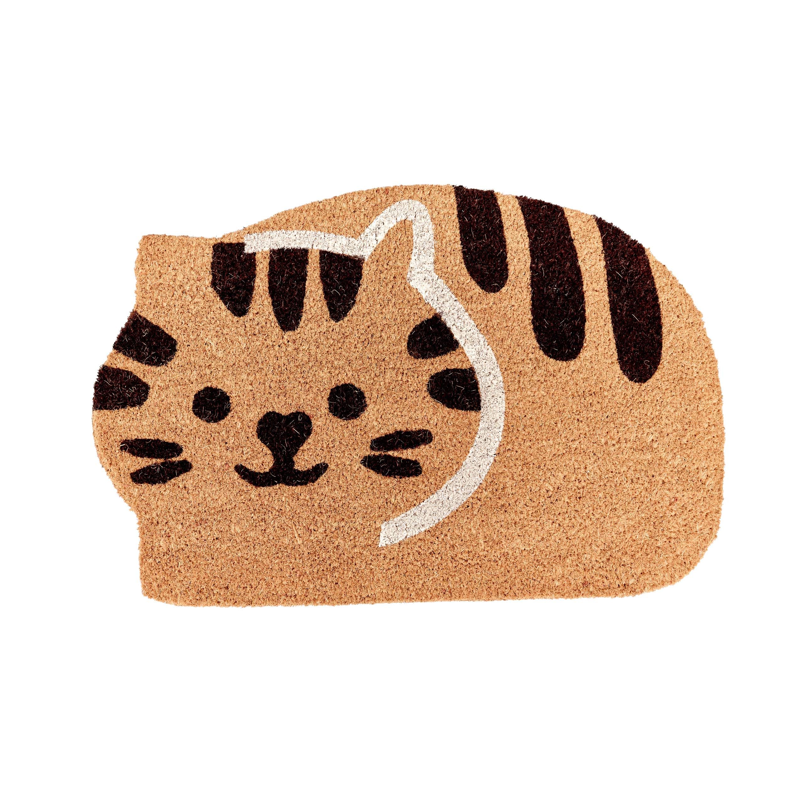 Miss Miserable Felpudo para la Entrada a casa con Forma de Gato