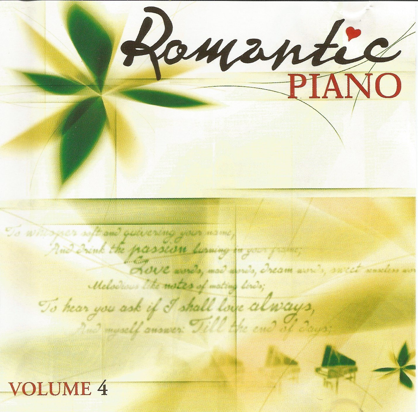 Romantic Piano 4 [Audio CD] Various Artists
