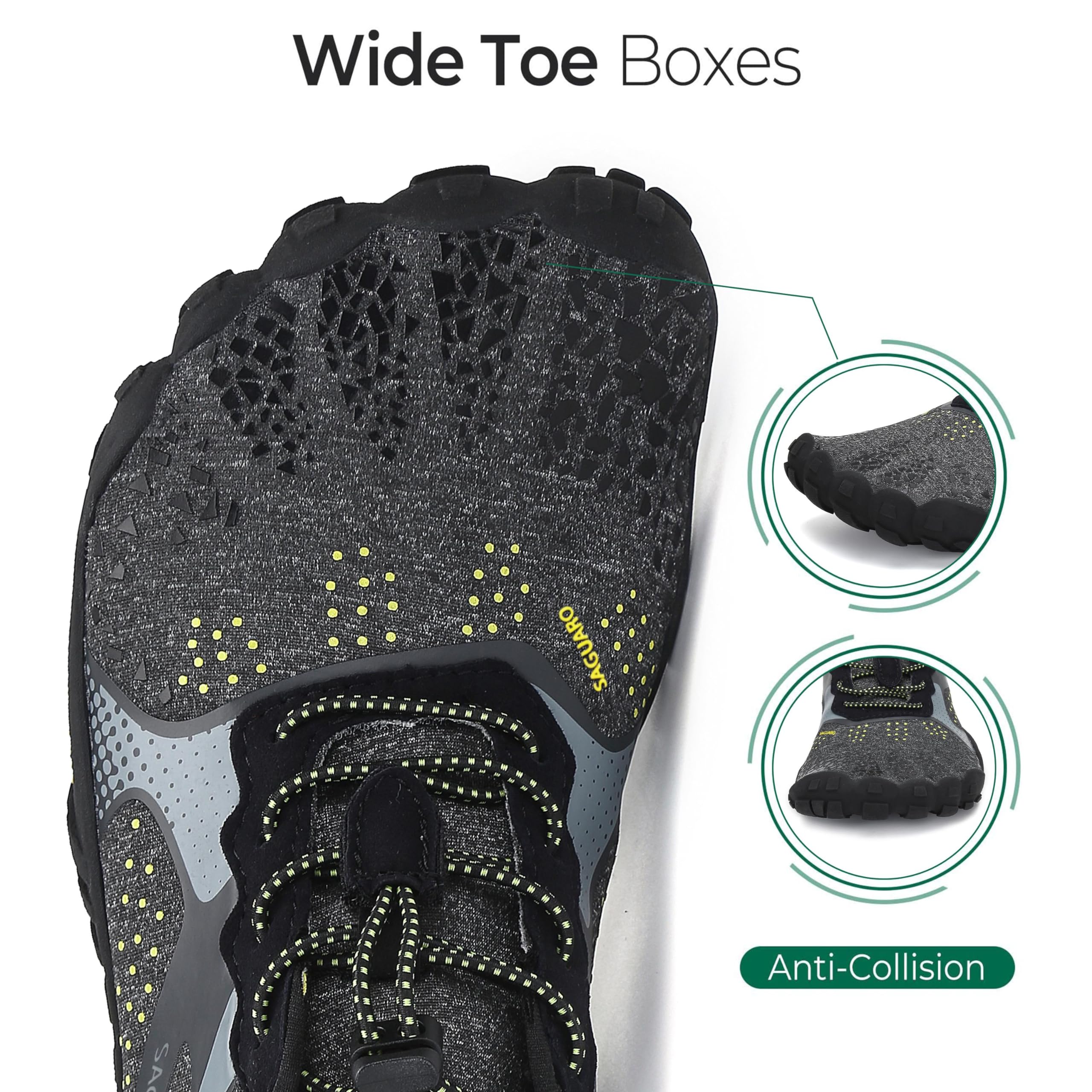 SAGUARO Scarpe Minimaliste per Uomini e Donne Antiscivolo Scarpe per Sport Acquatici Respirabile Asciugatura Rapida
