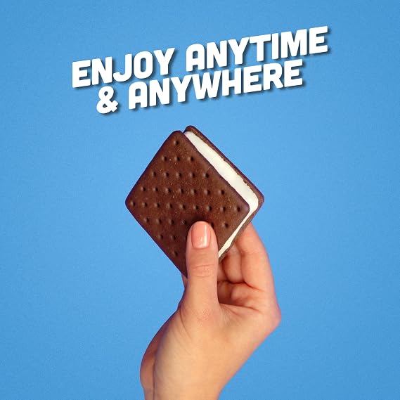 Klondike Ice Cream Sandwich Vanilla 6 Count for a Delicious Frozen Dessert Kosher Certified Ice Cream Simple Dessert Made With No Artificial Growth Hormones 4.23 fl oz