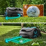 Gardena Smart SILENO Sense 600 m² Robot Tondeuse : Technologie sans câble de délimitation, Tonte avec IA, caméra intégrée (19942-20) - 4