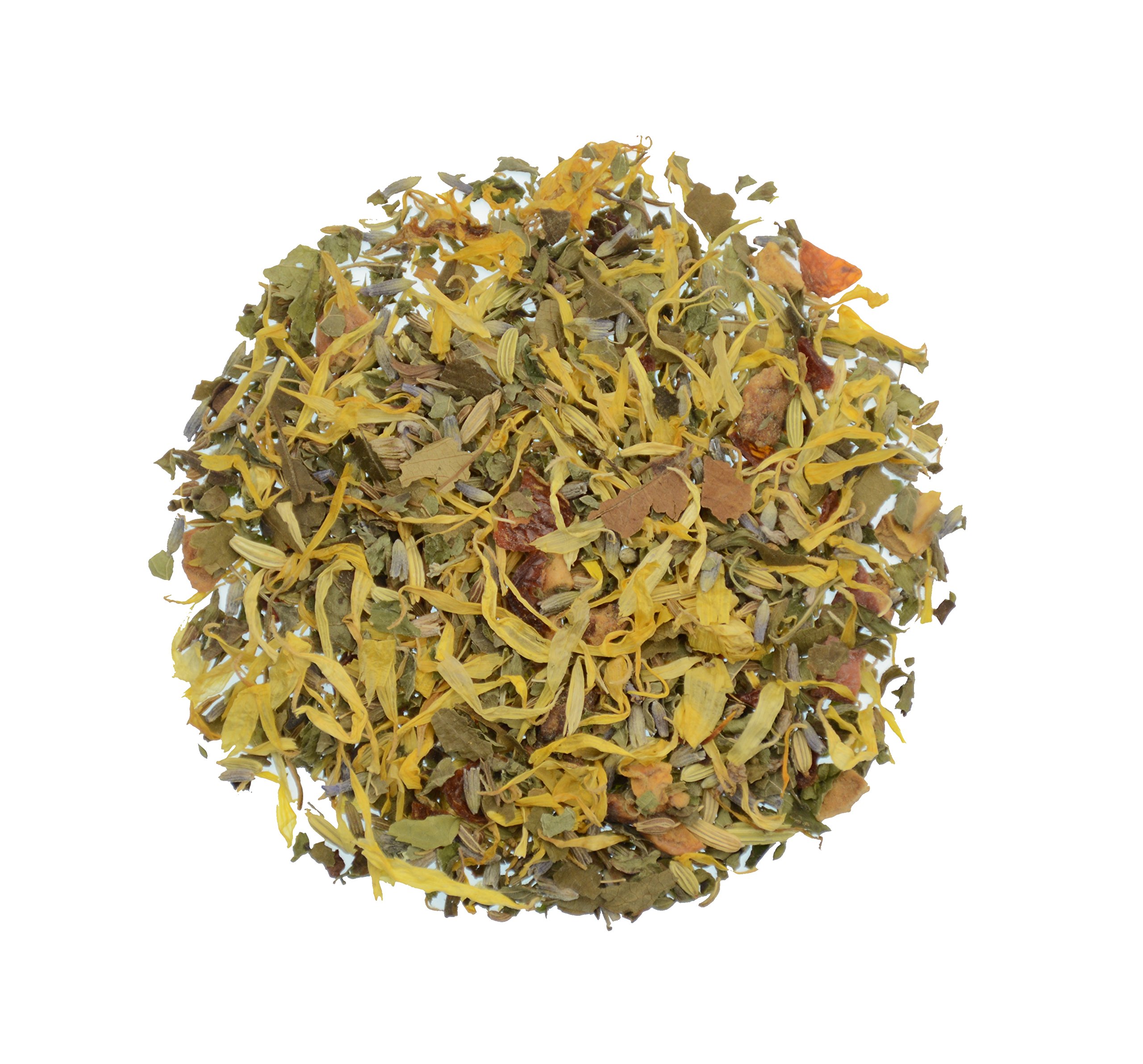 Chill N Lavendel 500g, mezcla de té de lavanda a granel, té de la tarde mezcla de té de hierbas con lavanda hinojo alcaravea anís, TeaClub Herbal Tea