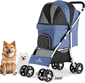 ⭐️新品⭐️ペットカート 犬 バギー 4輪 犬用かーと 小型犬 中型 ペットカート 犬 カート 犬カート 軽量 折りたたみ 4輪 多頭 犬