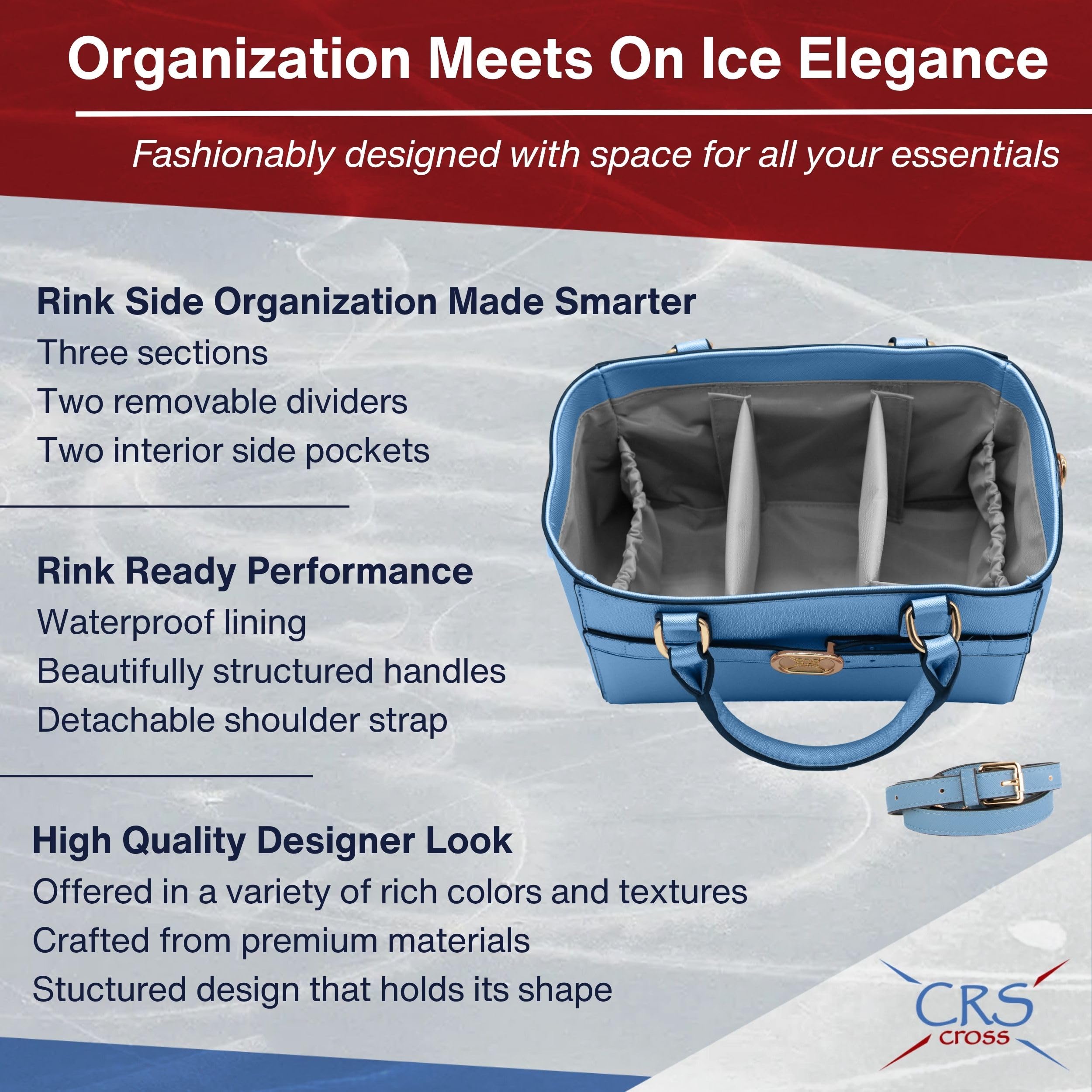 ものさし（スケーター）（リンク） Amazon.co.jp: CRS クロスリンクサイドトート。アイススケート