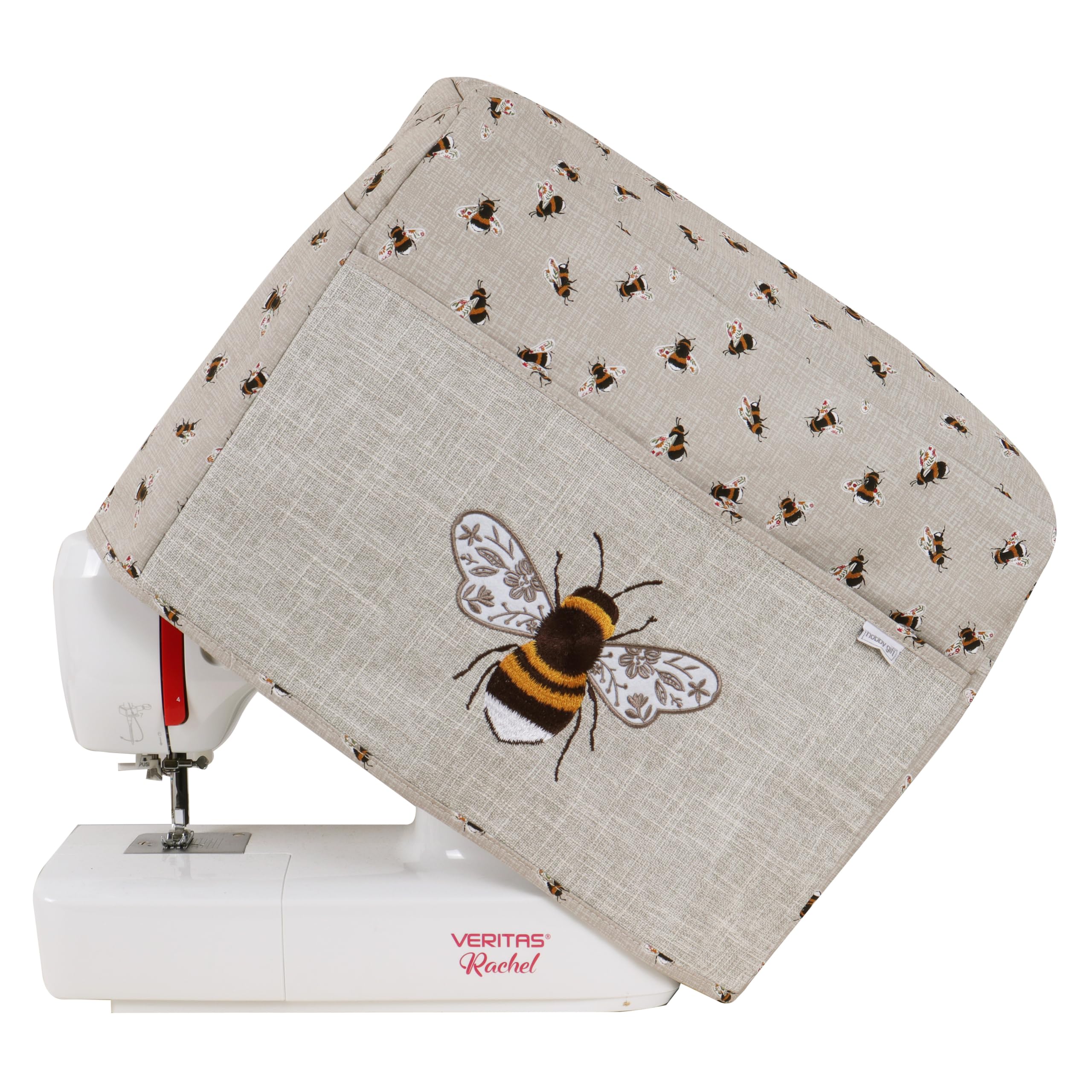 Hobby Gift Exclusive Sewing & Embroidery Machine Cover with Pockets, Dust, for Most Standard Machines Singer Brother 33.5 x 44 x 21cm, MRSMC 87