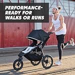 Poussette de jogging Baby Jogger Summit X3, Noir minuit