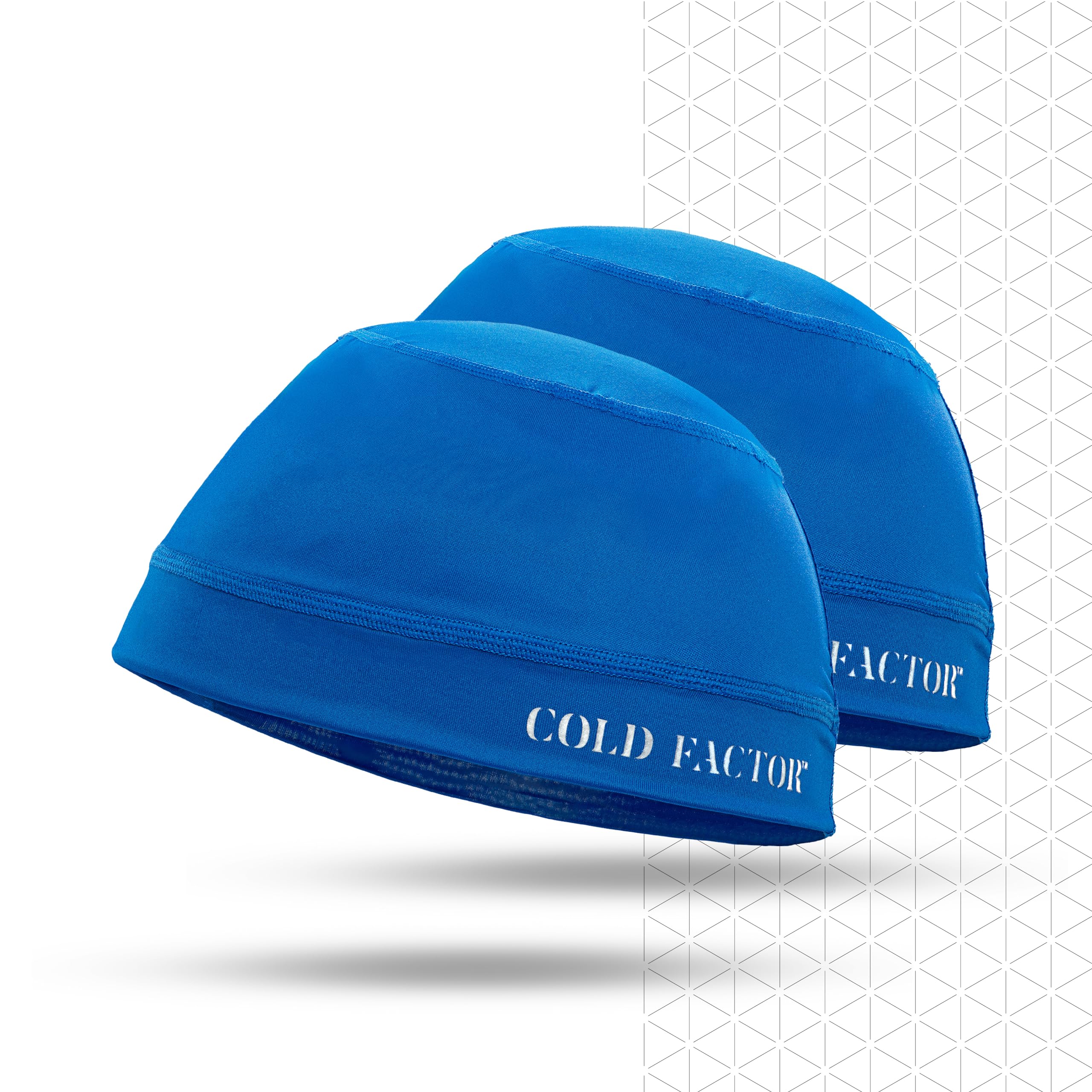 COLD FACTORInstant Cooling Skull Cap & Helmet Liner 2 Pack | UPF 50+, Lite Chemical-Free Evaporative Cooling, Lasts 2+ Hours