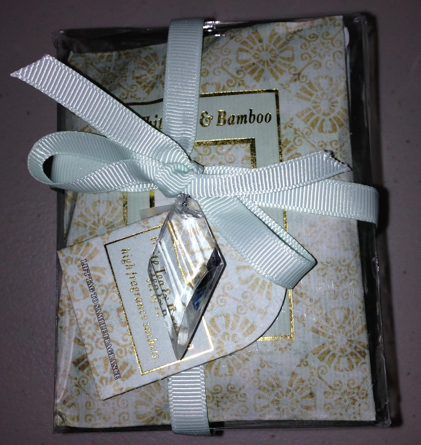 White Tea & Bamboo Fragrance Sachets Home & Kitchen