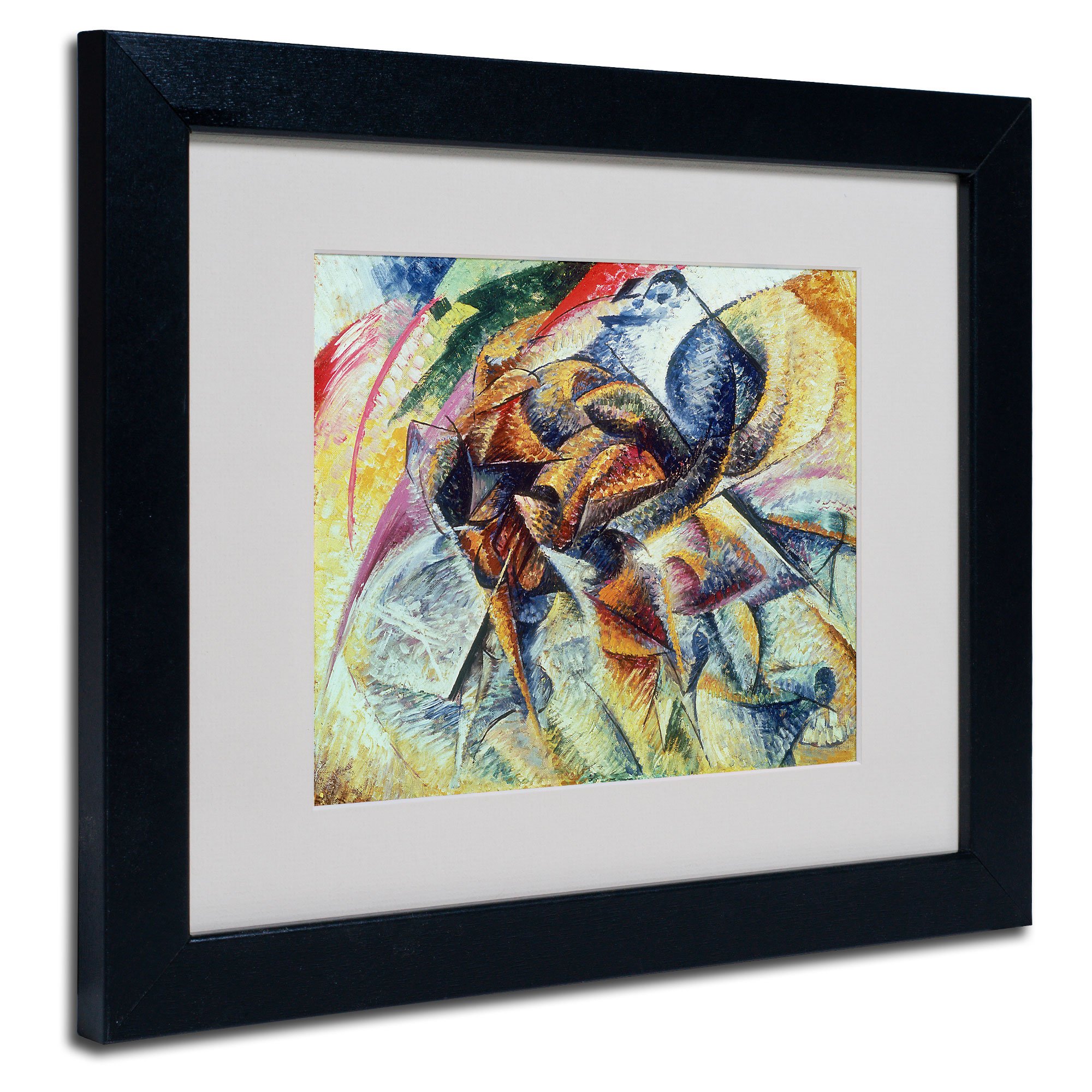 洋画　絵 Amazon｜Trademark Fine Art Dynamism of a Cyclist 1913 アートワーク