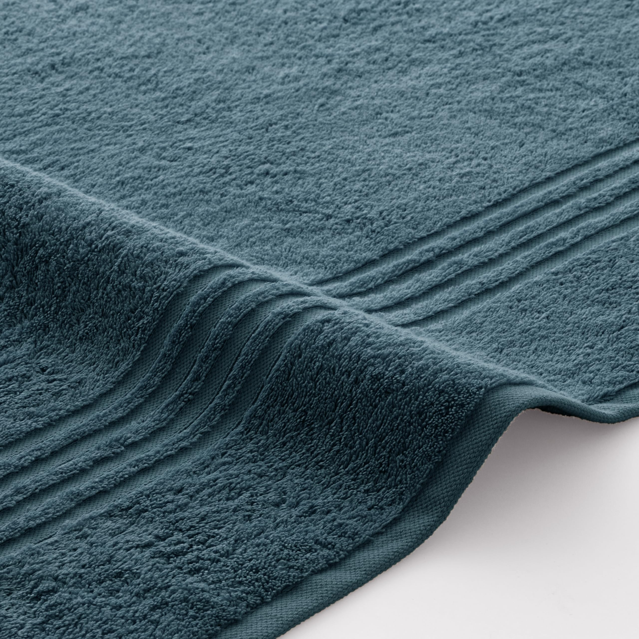 BOHEME Set di 2 bagni grandi Premium terracotta-blu turchese, 100 x 150 cm | Include 2 (100 x 150 cm). 100% cotone, 700 g/m². Morbidi, assorbenti, ad asciugatura rapida e lavabili in lavatrice.