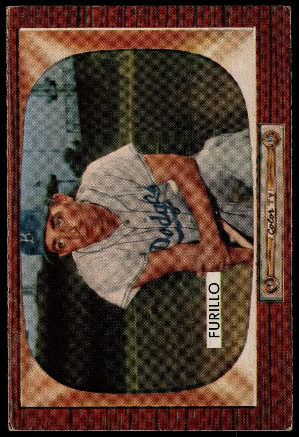 1955 Bowman #169 Carl Furillo EX Excellent Brooklyn Dodgers Baseball
