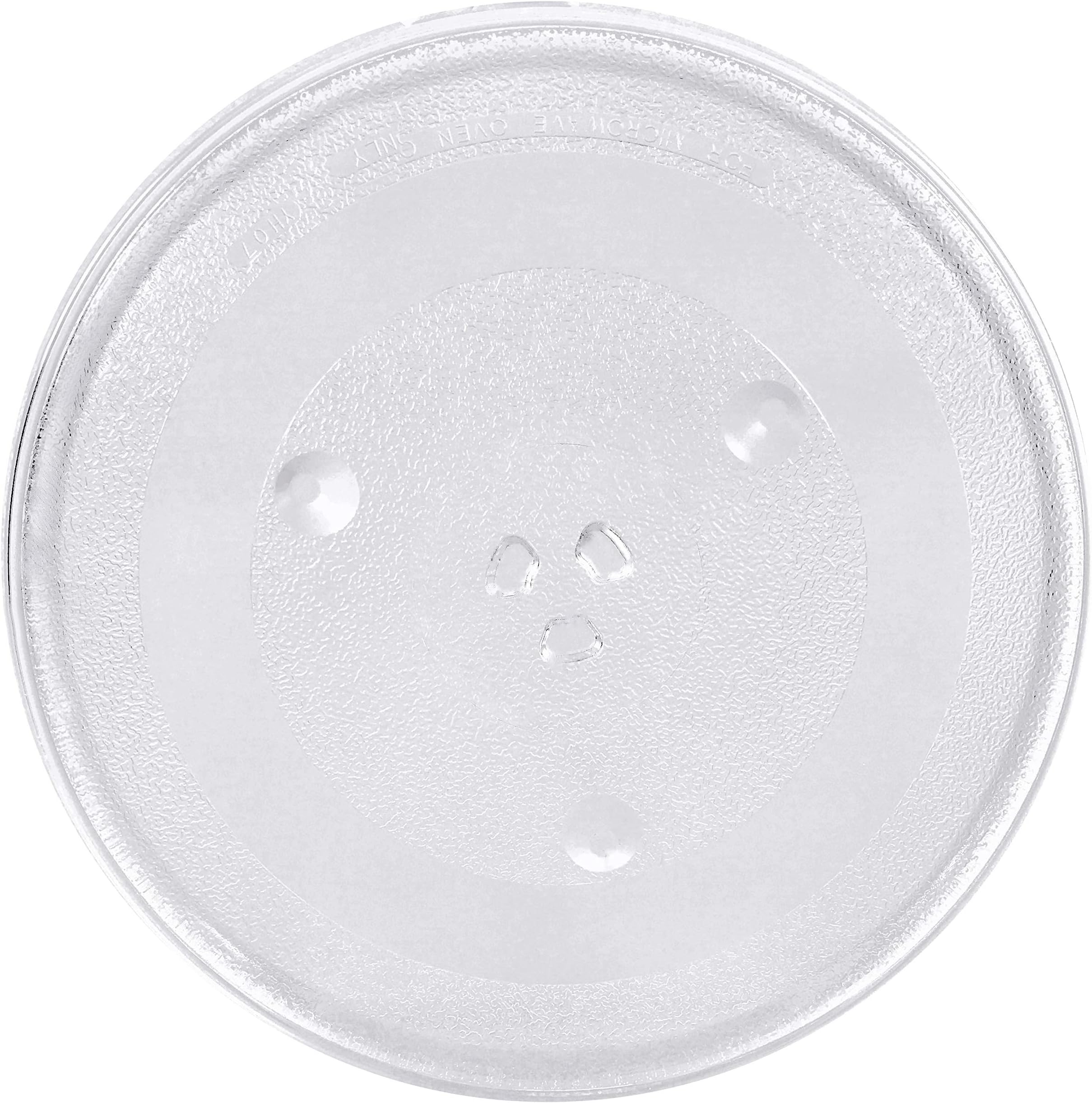 12.4” Microwave Oven Turntable Replacement Glass Plate | 31.5 cm Microwave Glass Plate Replacement Part | 12.4 Inch Round Rotating Ring Dish Tray | 315 mm Circular Glass Turn Table Top Kit.