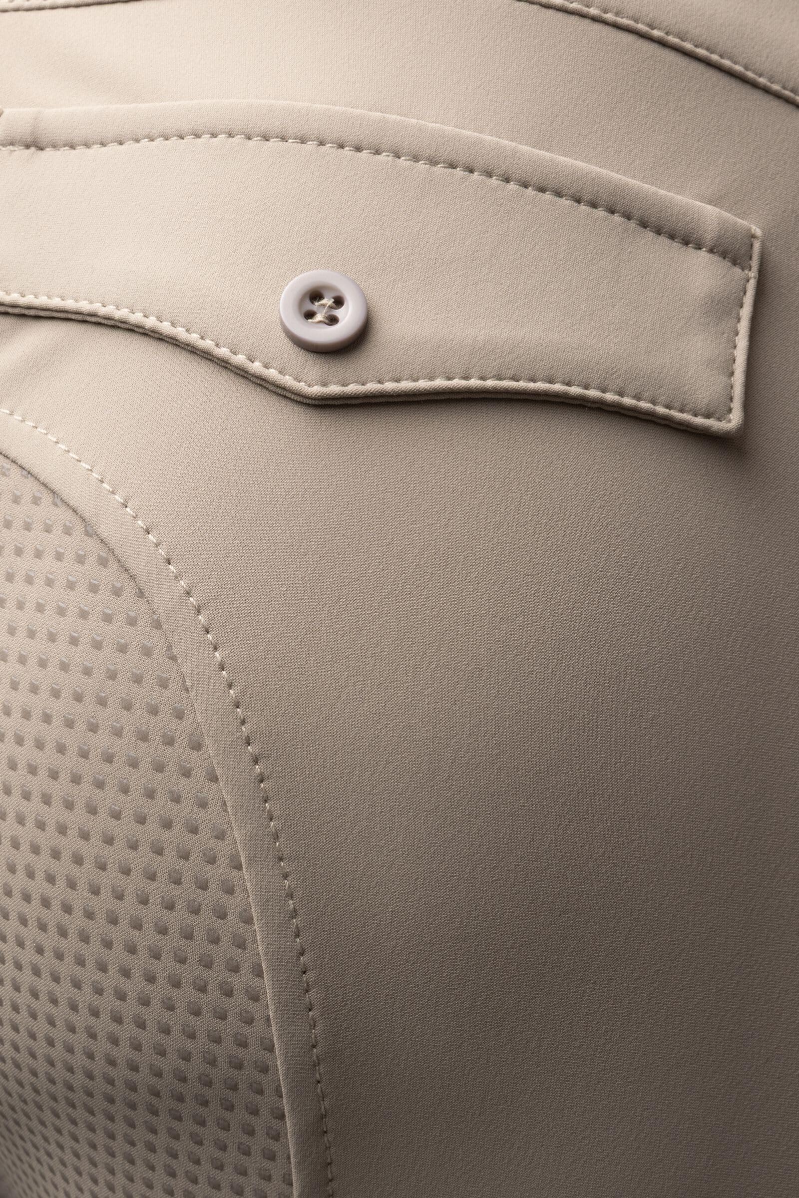 HORZE Damen Vollbesatz-Reithose Leonie – Bequeme Reithose mit Silikon-Grip, Hohem Bund & Perfekter Passform – Braun, 36