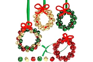READY 2 LEARN DIY Christmas Ornaments: Jingle Bell Wreath Ornaments