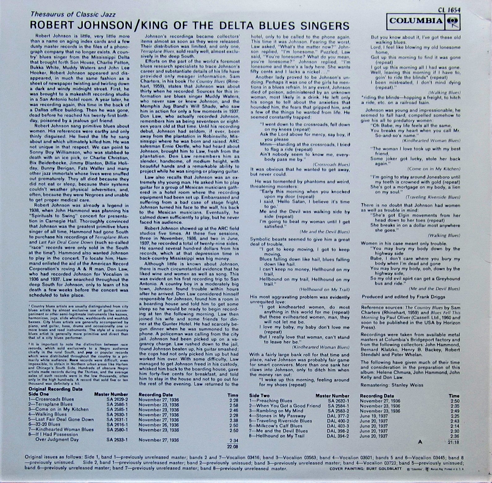 King of the Delta Blues Singers 1 [Vinyl LP]