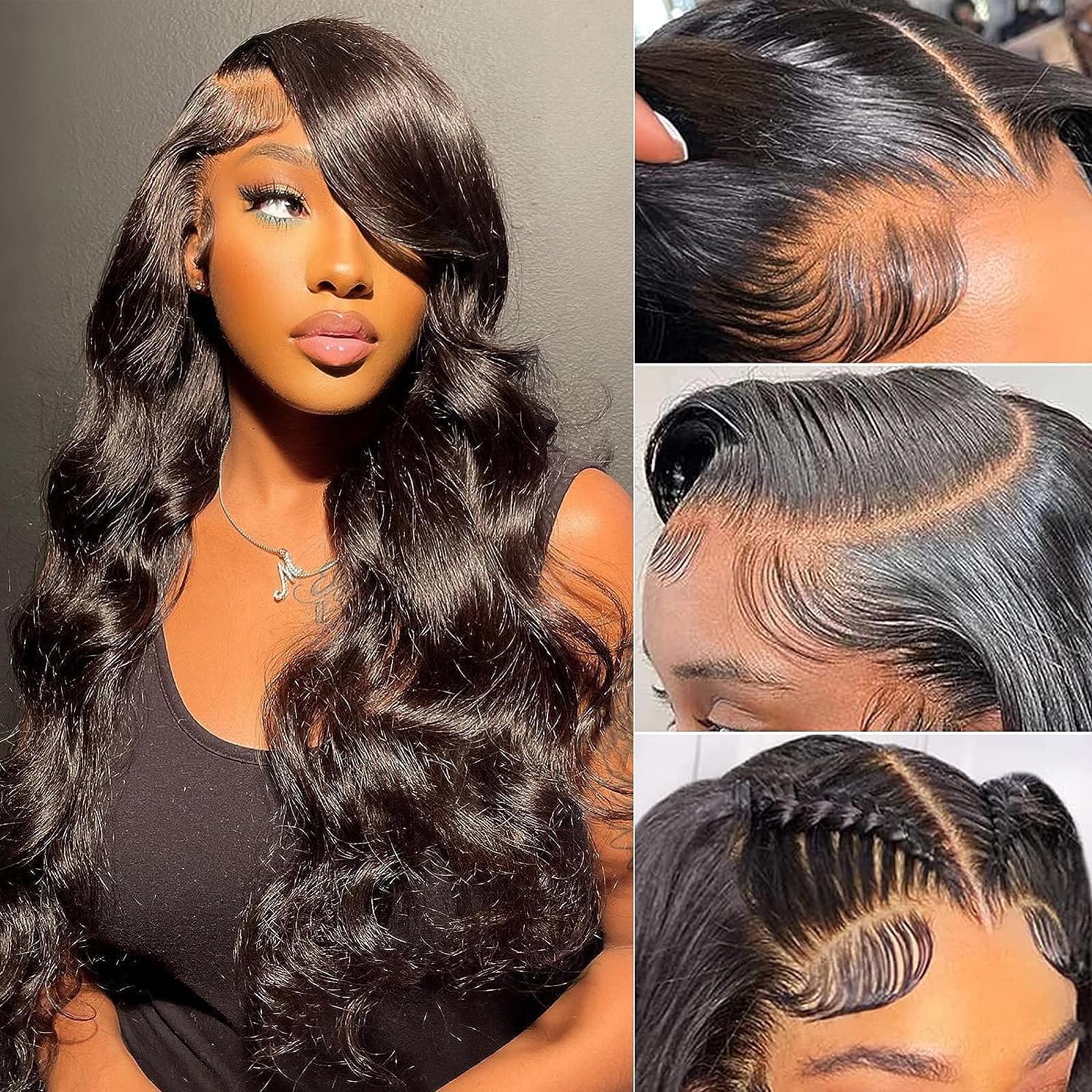 Amazon.com : Levergreen 24 Inch Body Wave Lace Front Wigs 