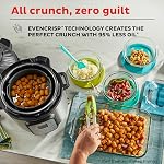 Instant Pot Duo Crisp Grand 6Qt 11-en-1 Friteuse à air et combo autocuiseur électrique avec couvercle multicooker qui frit à l'air, cuit à la vapeur, mijote, fait sauter, déshydrate et plus, application gratuite avec 1300 recettes