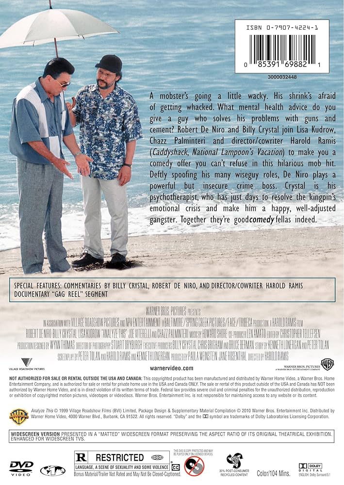 Analyze This (Widescreen/Full Screen): Amazon.ca: Robert De