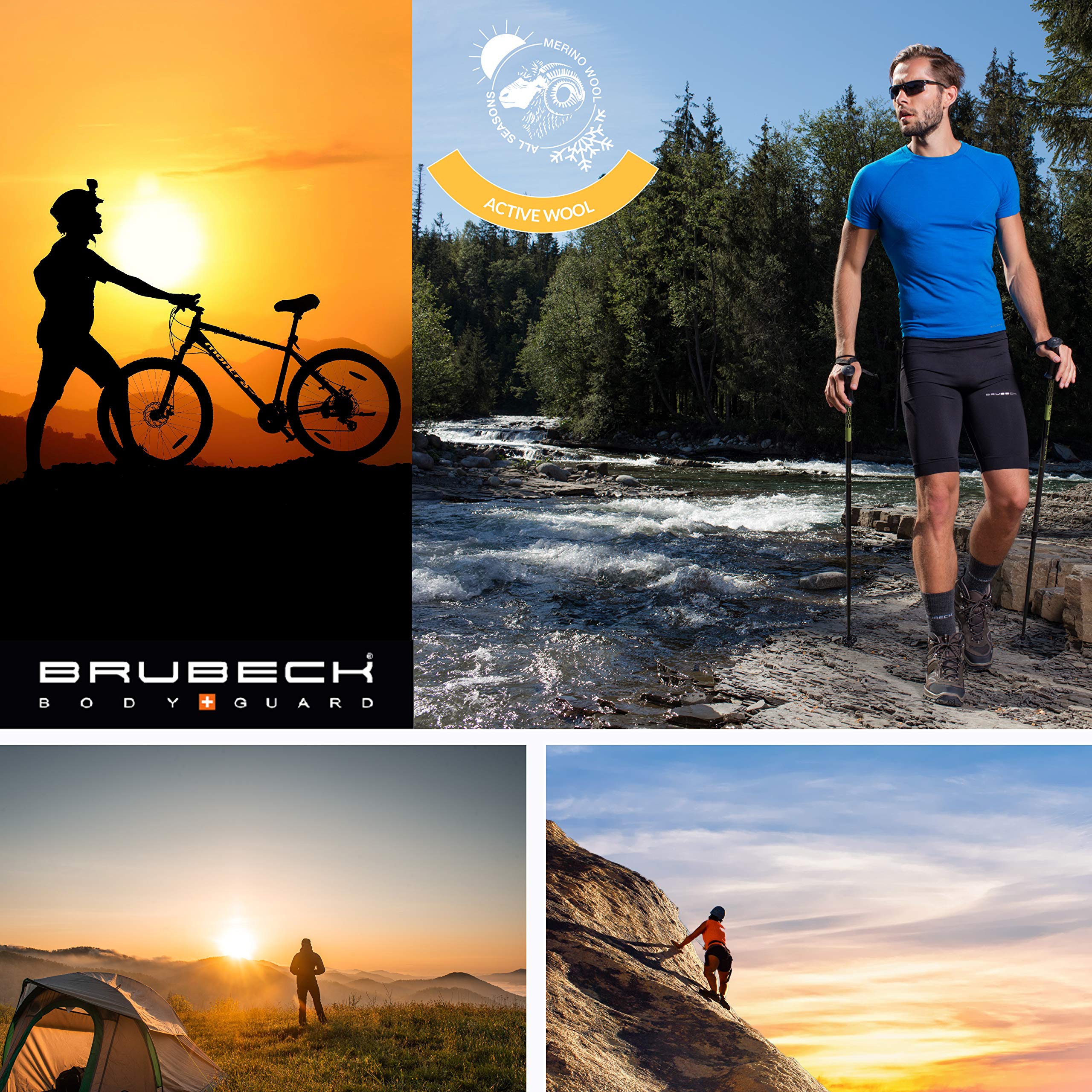 BRUBECK Koszulka Mężczyźni Bluza z kapturem Sportstyle