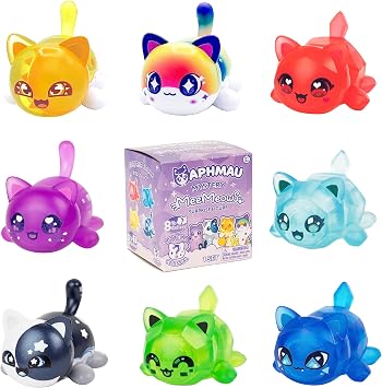 Aphmau Mystery MeeMeows Surprise Figures 6-Pack; Wild Hit; Includes 8 Mini MeeMeows Figures, Donut/Fairy & Mermaid Cat