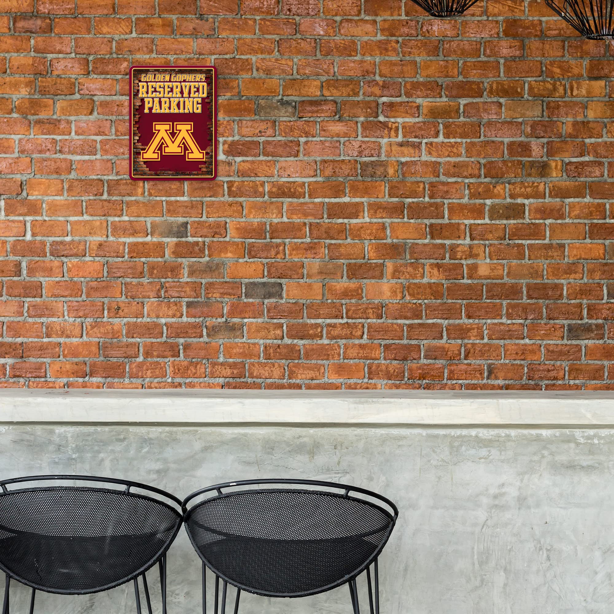 Rico Minnesota Metal Parking Sign PSM380103 Minnesota Metal Parking Sign