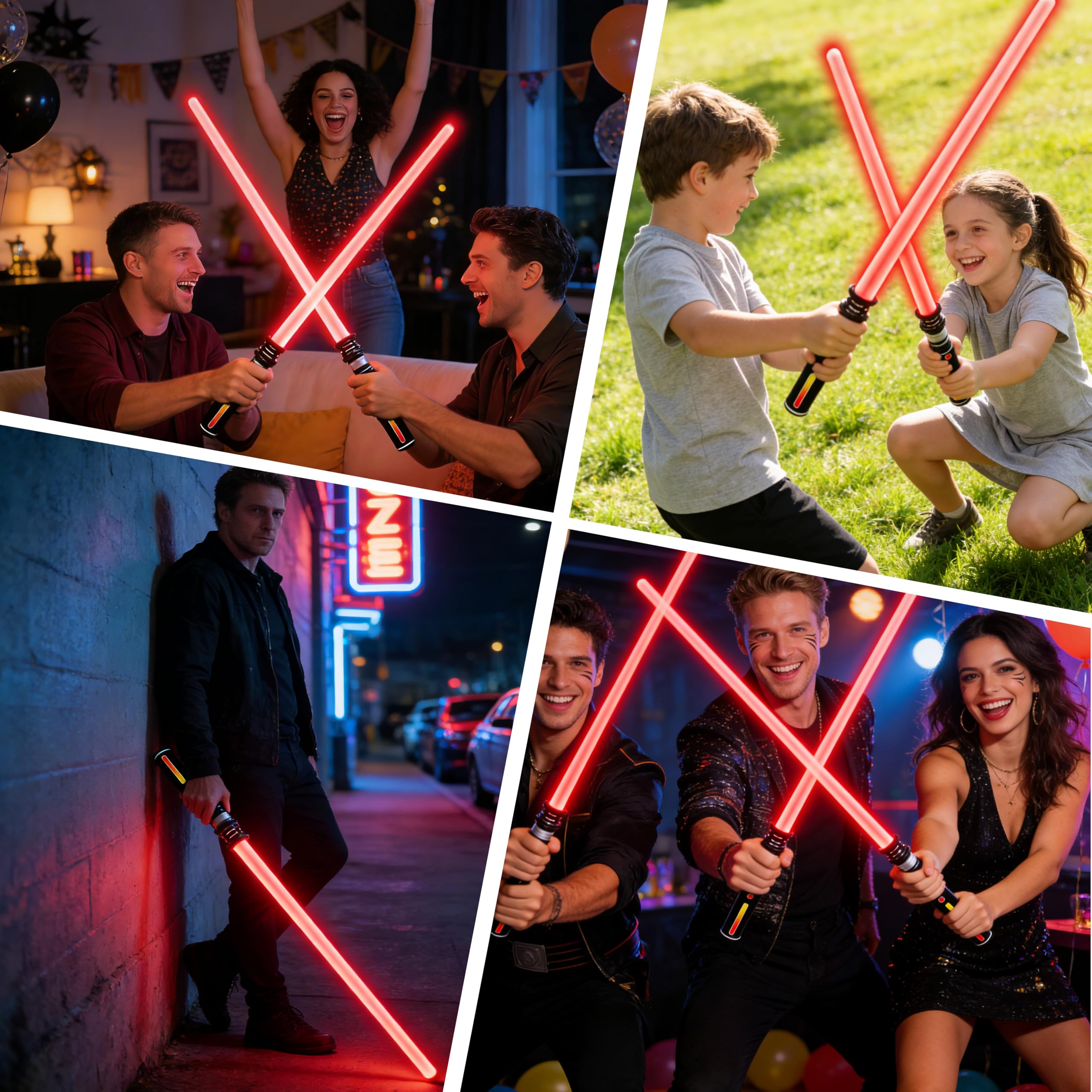 Sabre Laser pour Enfant Extensible avec Son FX Jouet Rouge Star Wars Halloween